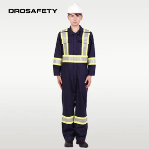 Welding Mining Oil and Gas Widen Reflective Tape Flame Retardant Workwear Work Coverall