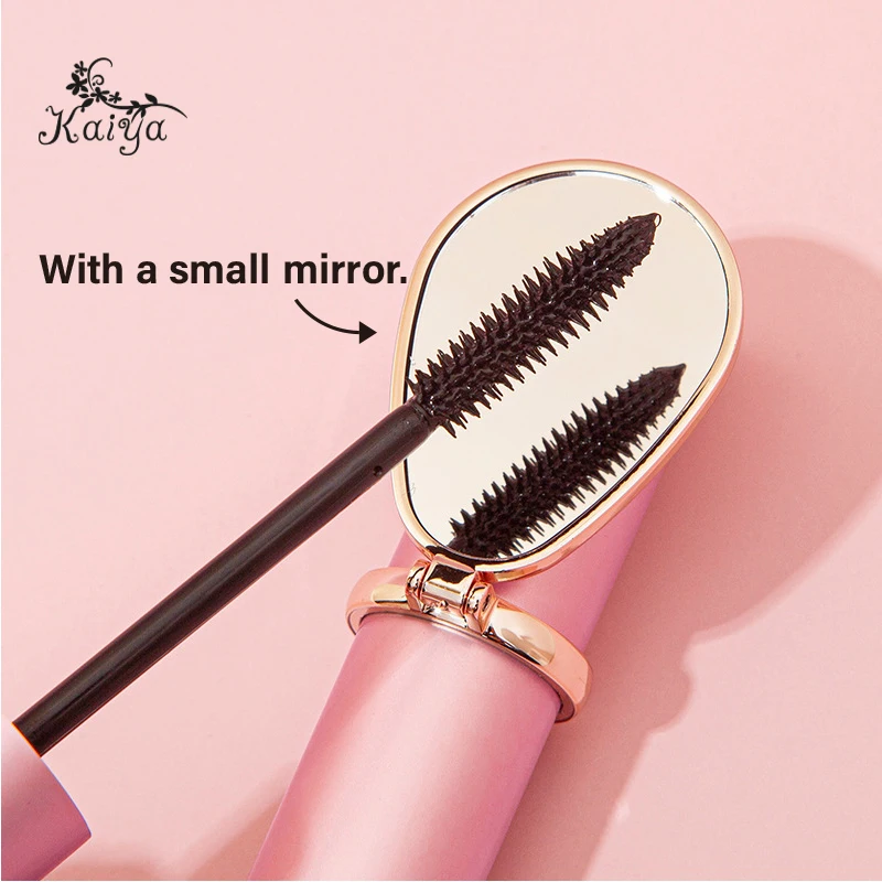 Oem Luxury Rose Gold Eyelash Makeup Long Lasting 4d Fiber No Clumpy