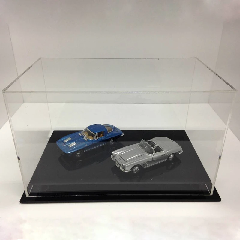 Wholesale Clear Diecast Model Toy Display Case Acrylic Display Case for 1/18 Scale Motorcycle