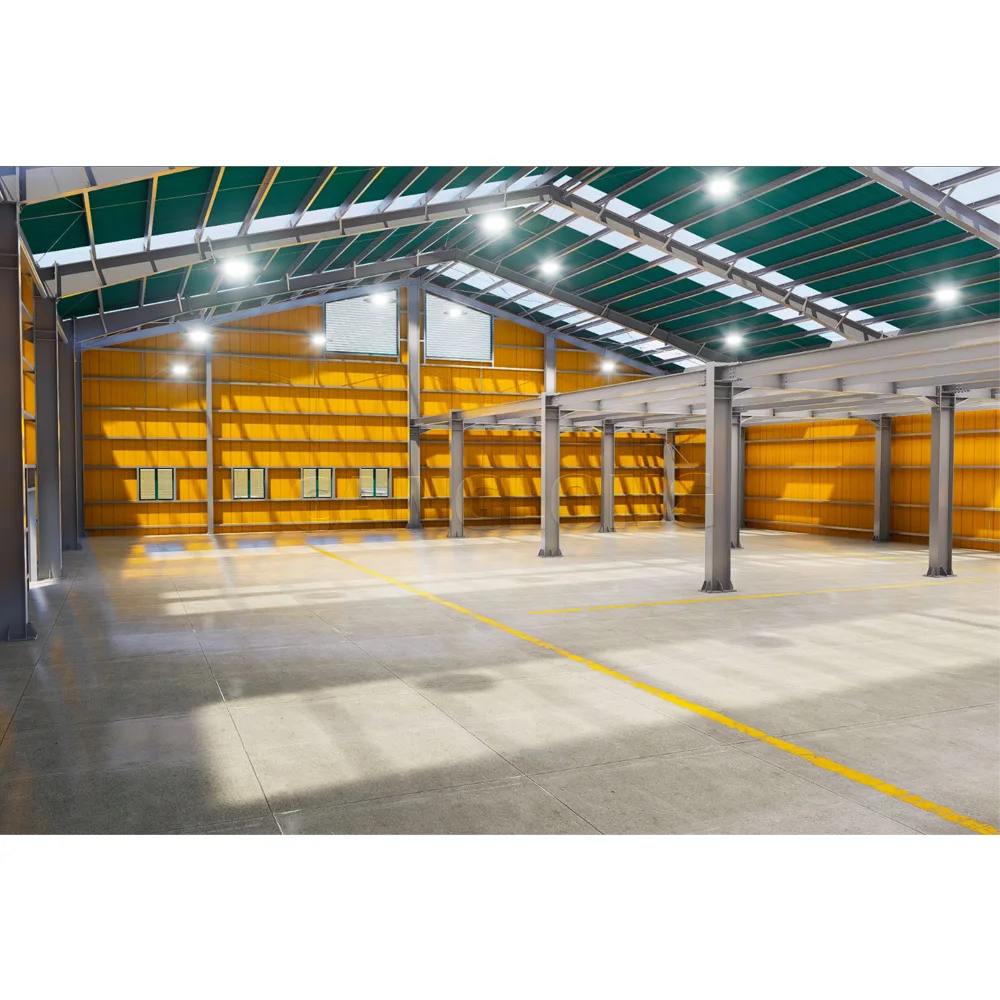 Low Cost Prefabricated Light Steel Structure Industrial Shed Buildings Warehouse with Construction