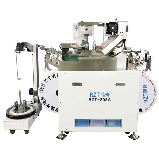 Automatic Double Ends Two Moulds Crimping Electric Wire Cut Strip Crimp Terminal Pressing Crimping Machine