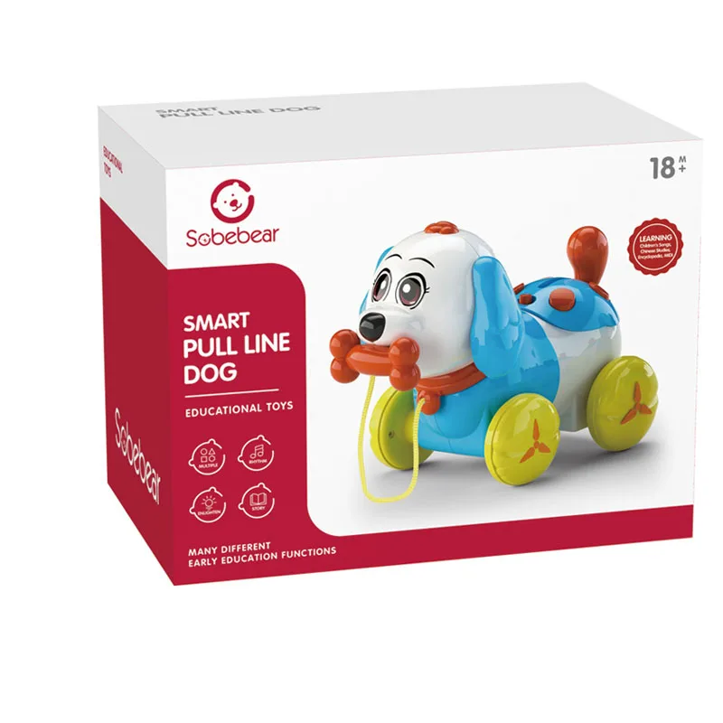 Kids Music Learning Cartoon Dog Toy Early Educational Function Baby