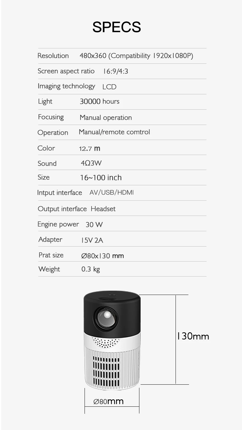 New YT400 Home HD Projector With 5G Wifi Support Android IOS Win For Xiaomi Iphone Huawei Mini Portable Mobile Phone Projector