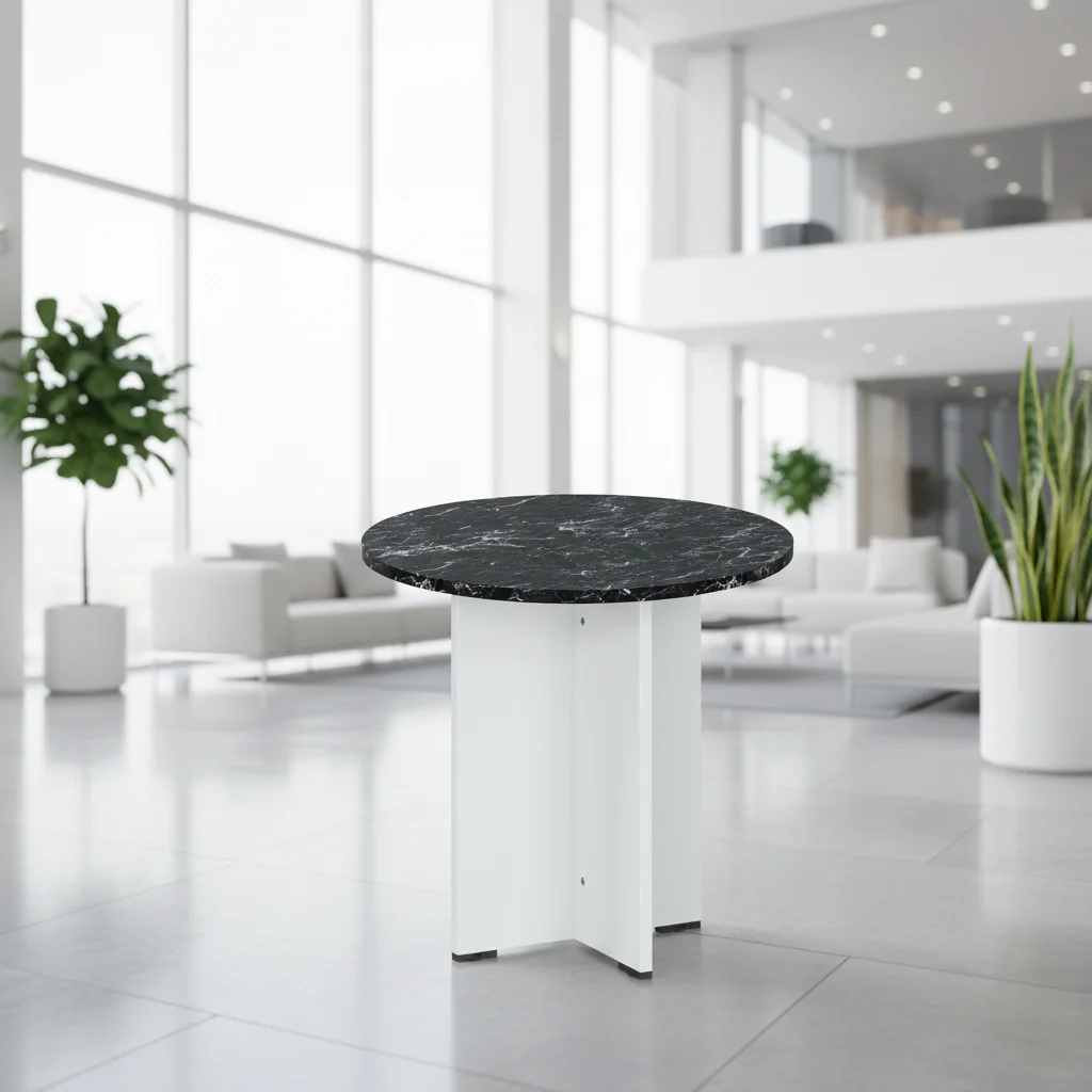 Compact Consultation Table ABS Connection System Coffee Meeting Desk Office Conversation Furniture 2
