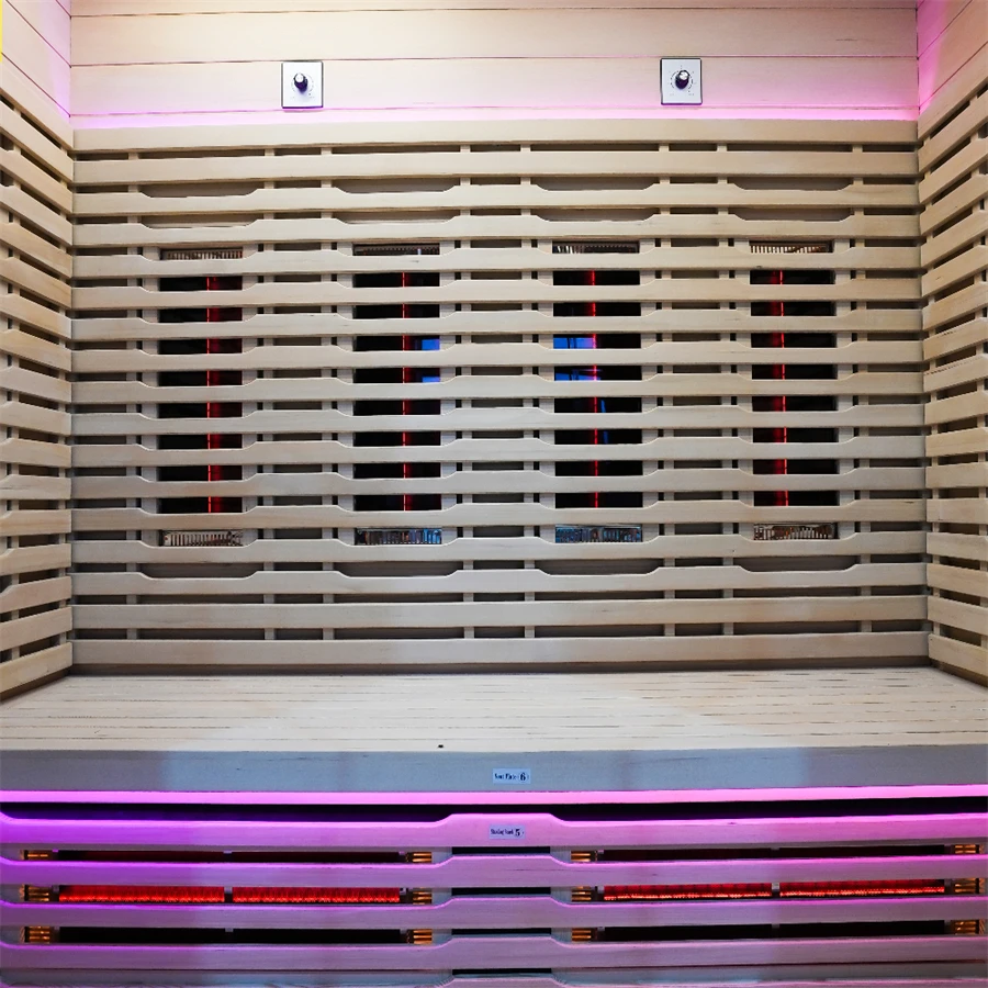 Wholesaler High Quality Hemlock Red Cedar Infrared Sauna Dropshipping With Chairs