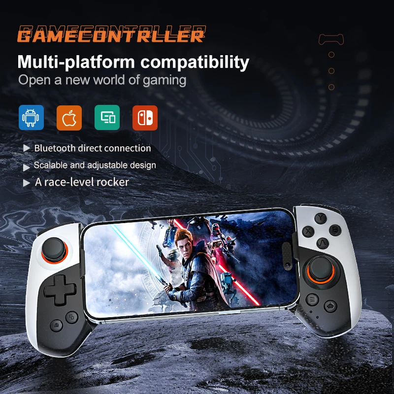 Wireless Joypad JK03 Phone Controller for PUBG Mobile IOS Android