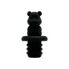 Bear wine stopper-black