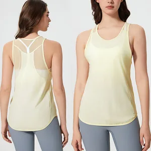 Bnice Custom Logo Women's Tank Tops Sleeveless T-shirt Gym Sportswear 2026 Quick Drying Breathable Loose Sleeveless Yoga Vest
