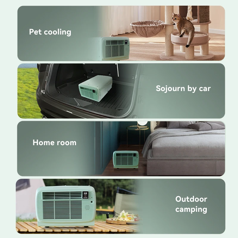 Mobile Home air Ac Mini Air Conditioner 110V 220V Small Portable AC Zero  Breeze air Conditioning Car Rv