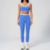 Blue Bra+Leggings Set