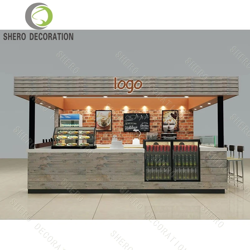 Portable Beverage /coffee /juice bar / Ice Cream Shop Kiosk Counters and Furniture