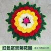 Fleurs de chrysanthème rouge