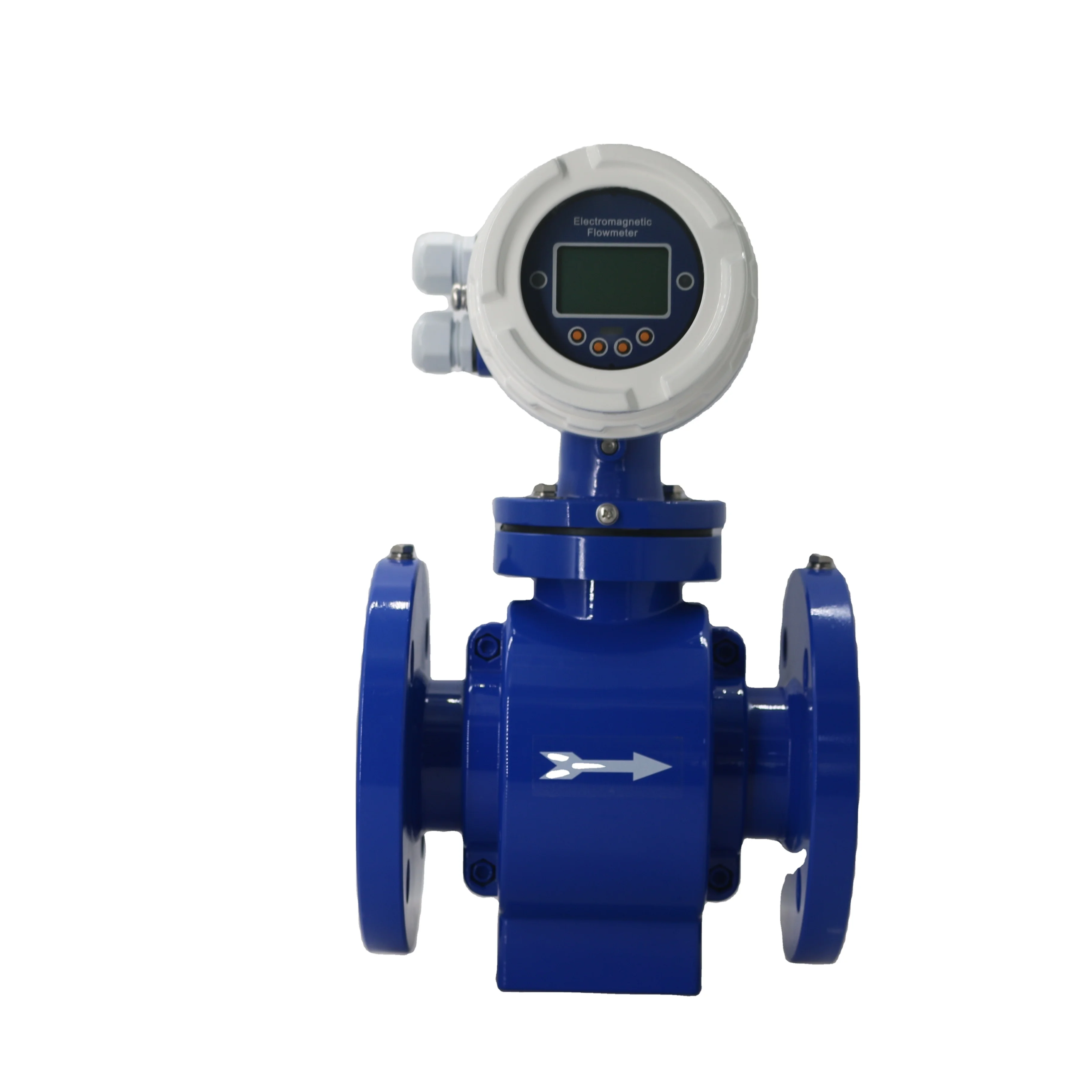 Electromagnetic Flowmeter Converter Magnetic Flow Meter Acid Salt Water Flow Sensor Water for City Water Treatment