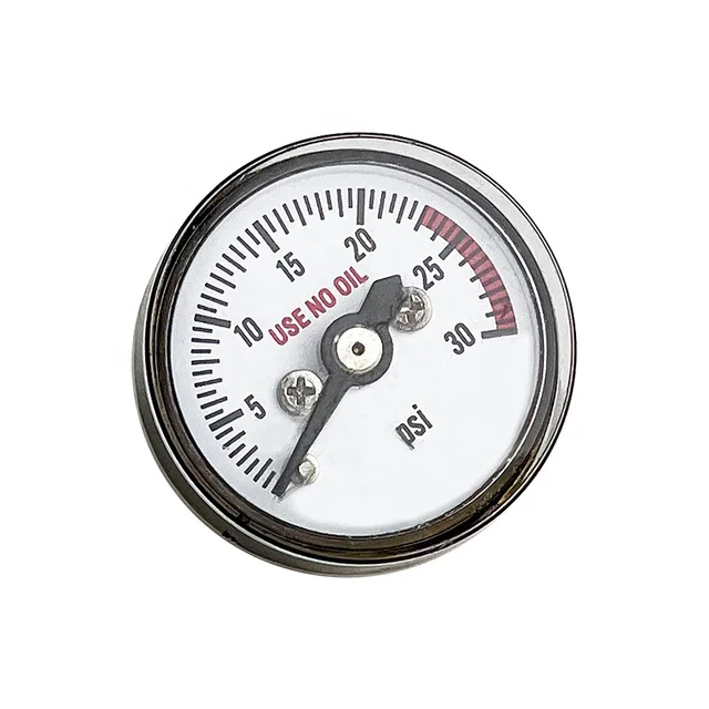 Micro pressure  gauge with ABS plastic case support customized for medical equipment used pressure gauges