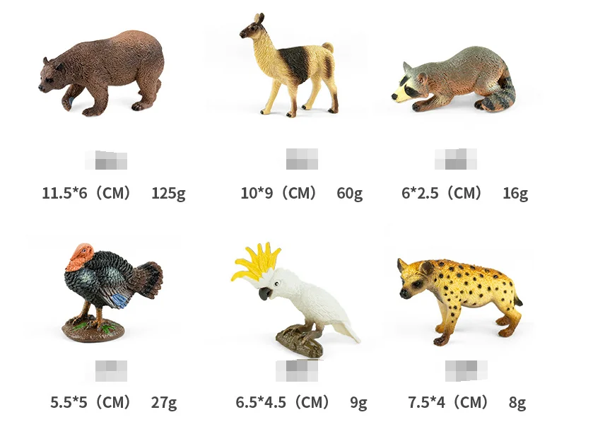 Wholesale Realistic Small Horse Farm Plastic Animal Figurines For