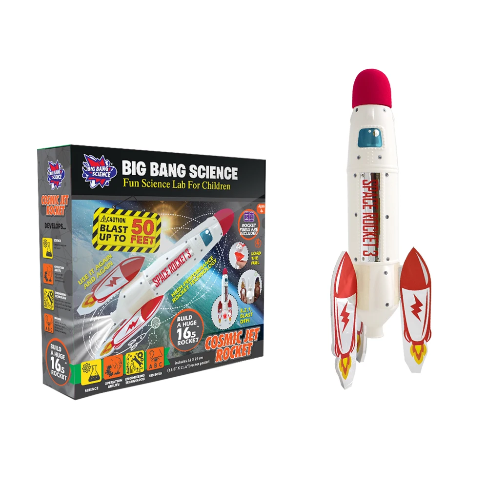 Balloon Power Cosmic Jet Racer Kit by Kidz Labs Ages 8 & Up Science Project  New