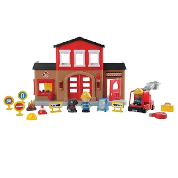 Playgo Firehouse game set  Fire Department Toys for Kids Unisex