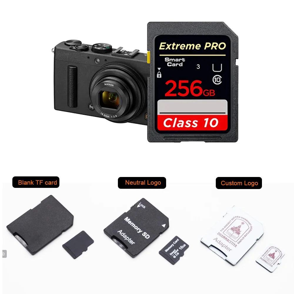 Wholesale Class 10 Tf Memory Card 64gb 32gb 16gb Micro Card Sd/tf 128gb 32gb 256gb Cart Memoire 64G 128G 256 Memory Card