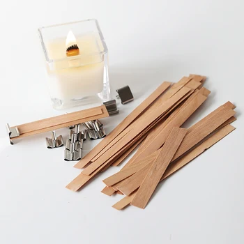 High quality tea light candle wick candle wick wooden soy wood wick candle