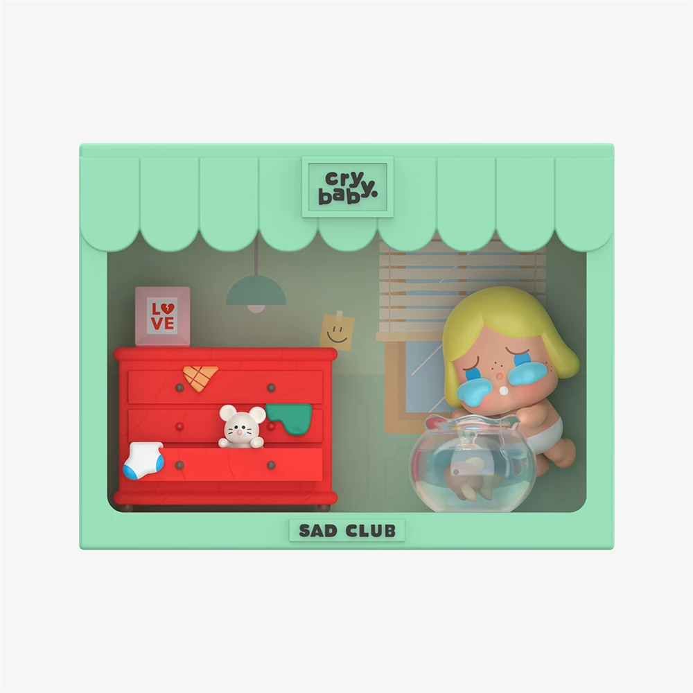 Popmart Crybaby Sad Club Series - Collectible Blind Boxes