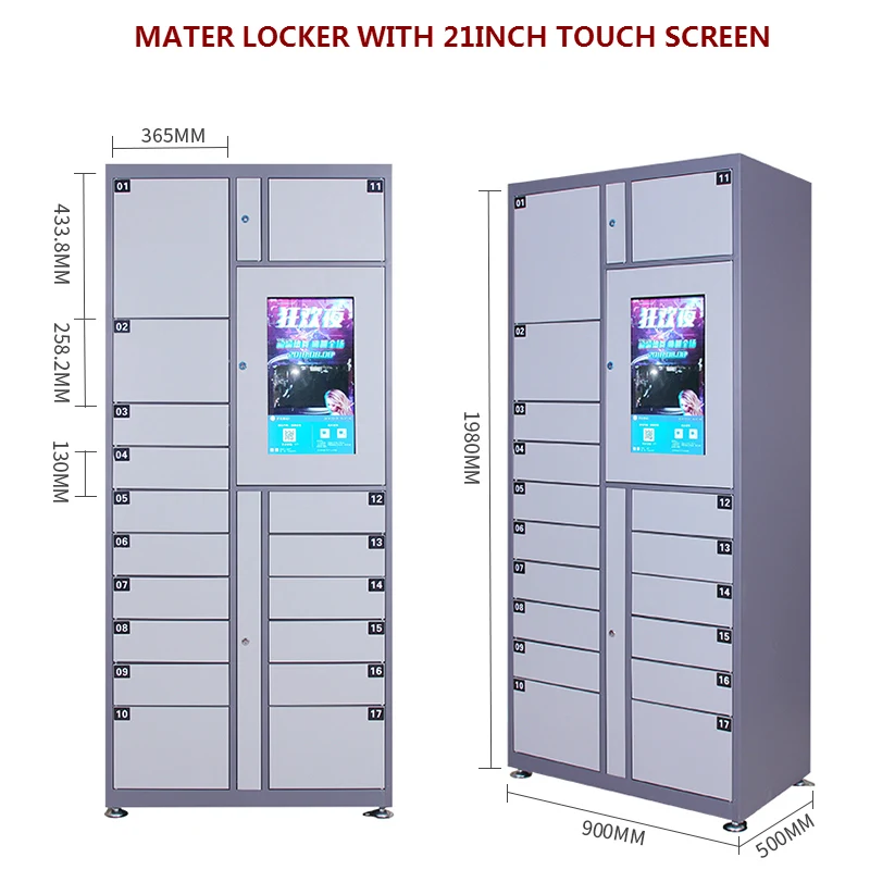 Intelligent Multifunction Commercial Furniture Smart Parcel Delivery Locker System