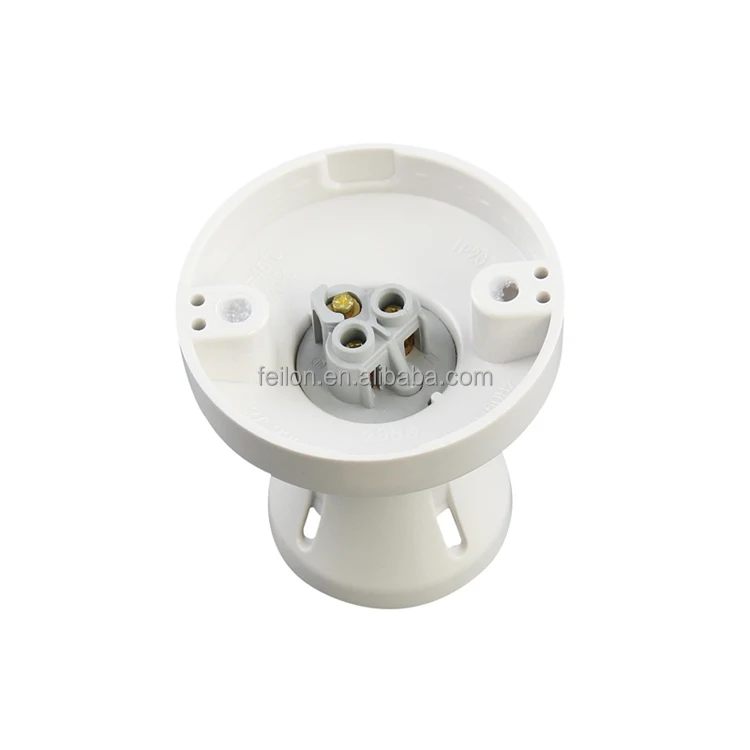 250v B22 Ceiling Lamp Holder High Power Bakelite B22 Lampholder White ...