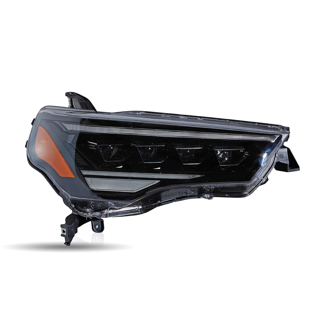 Lens plate Headlamp with Sequential turning signal front car lamp FOR TOYOTA 4 runner details