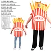Ropa de esponja compuesta de papas fritas