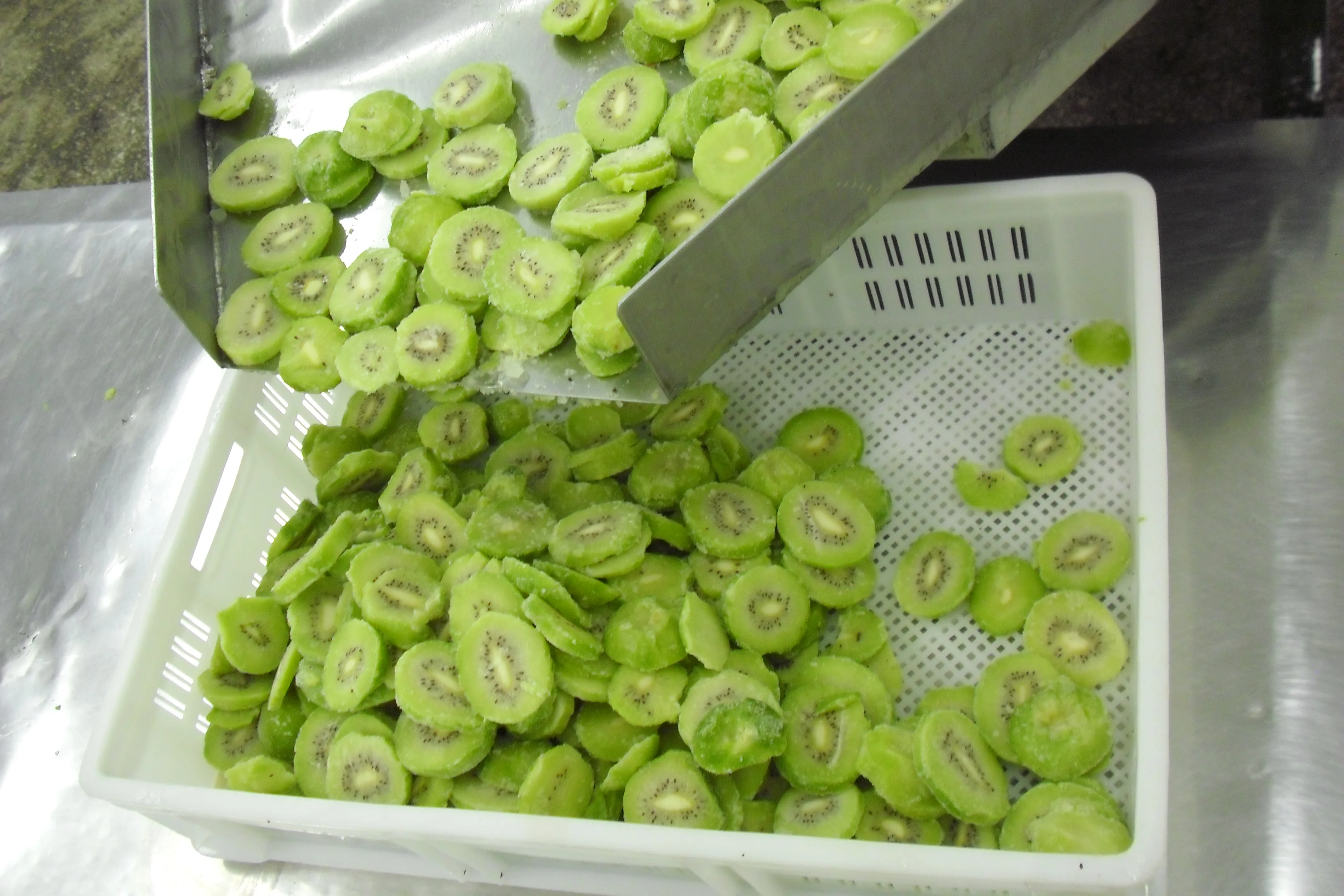 Nagykereskedelmi tétel 10 kg-os IQF gyümölcsök fagyasztott friss kivi kockázva ár