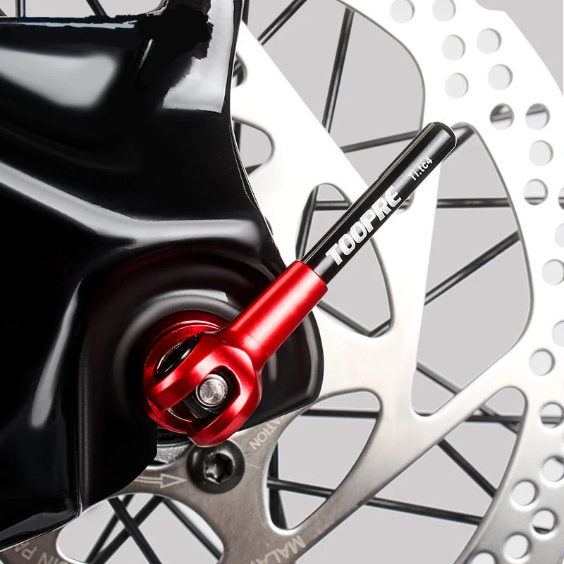 DATI ロードバイク チタン軸 クイックリリーススキュー M5 x 114 / 148mm 6色 軽量化チタンとカーボンアロイレバーの軽量クイックリリース