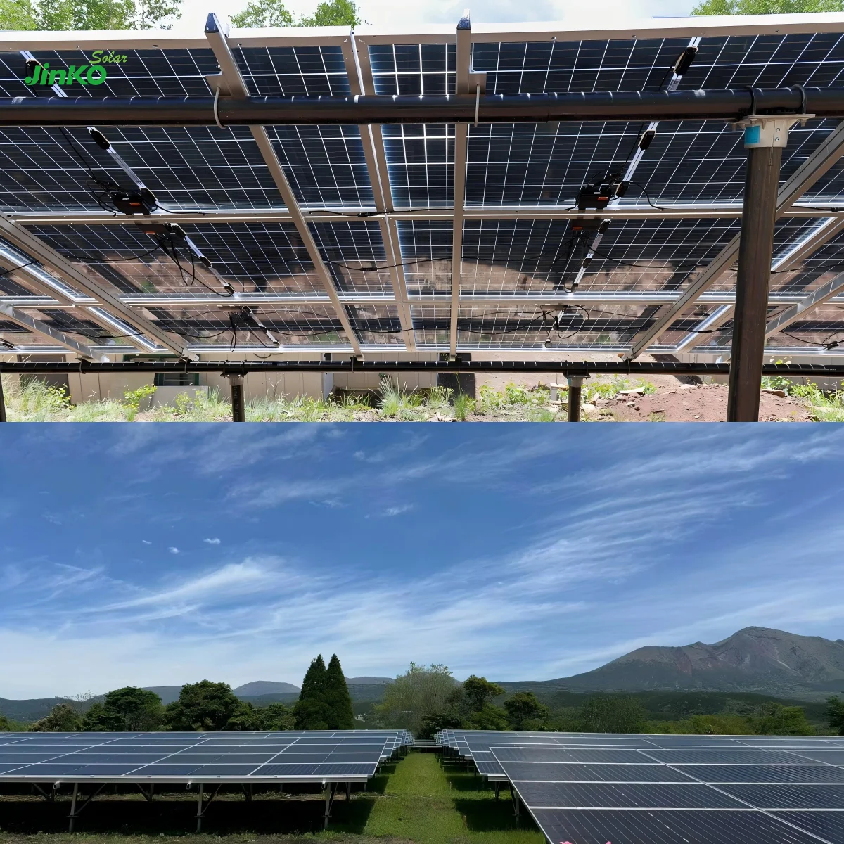 Jinko Solar Tiger Neo 54HL4M-BDV N-Type 500W Bifacial Dual Glass