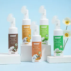 Private Label Facial Wash Foam Bubble Moisturizing Deep Cleansing Hydrating Oil Controling Mousse Facial Cleanser