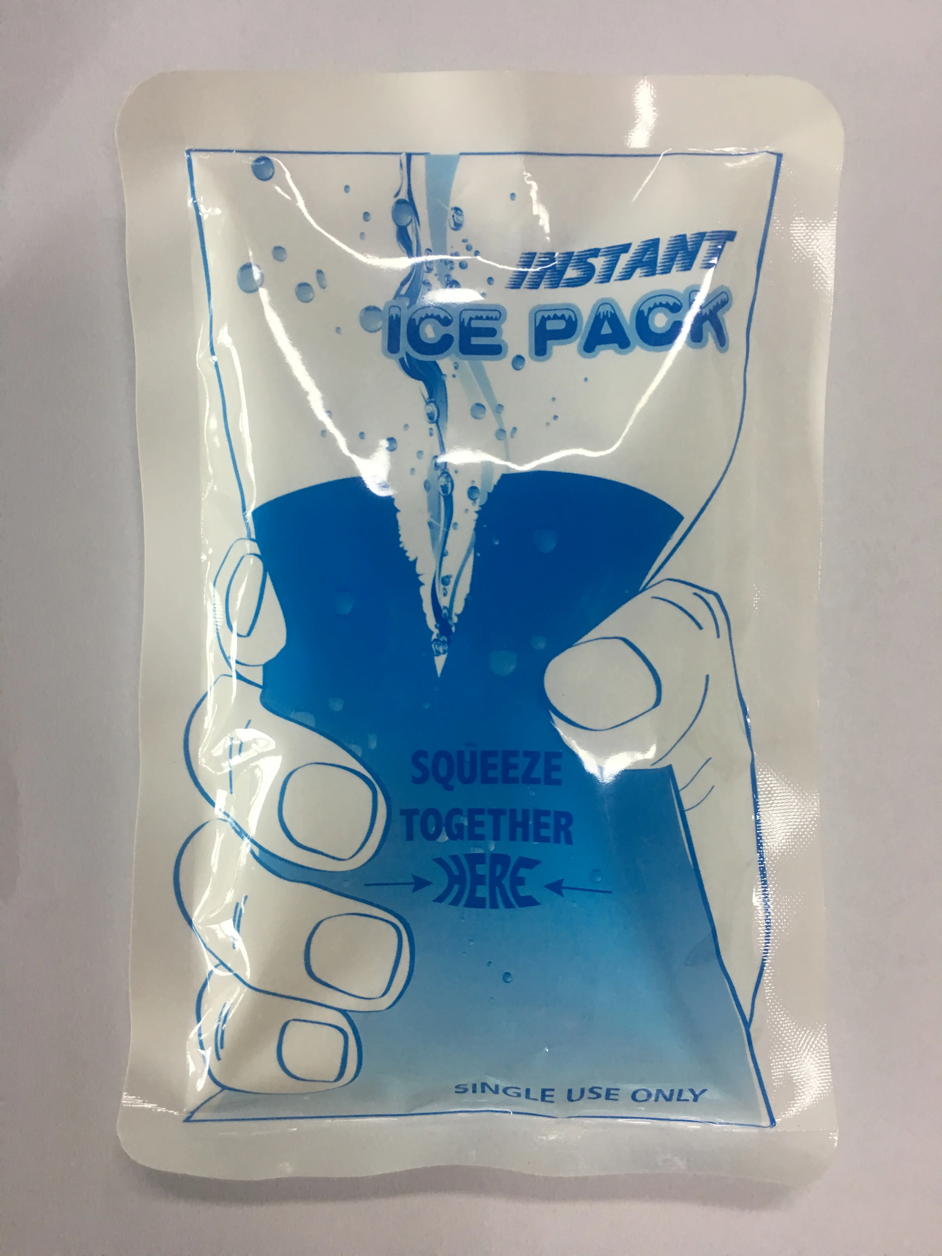 Disposable Instant Ice Packs For Sports Emergency Compress Therapy