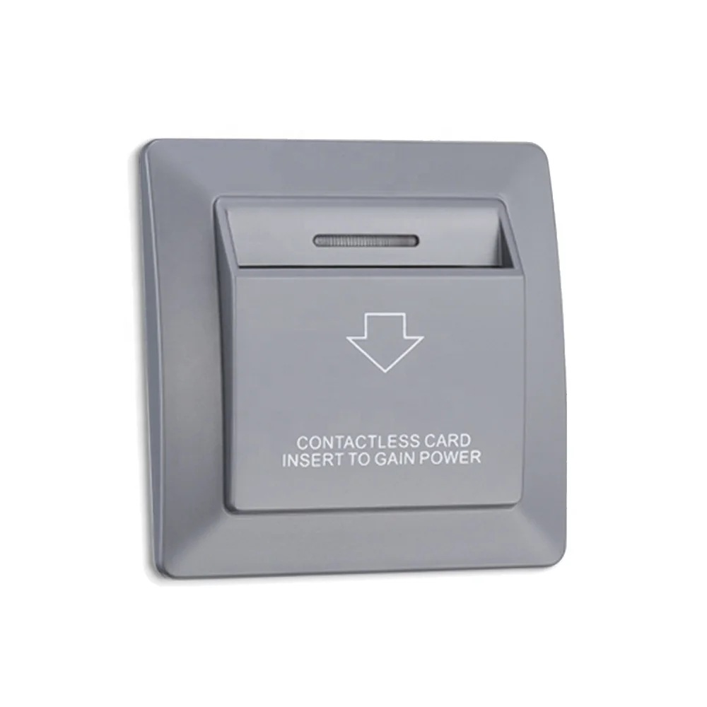 Smart Hotel Mifare Key Card 220V Power Switch 40A Universal Apartment M1 Energy Saving Switch Hotel Power Switch