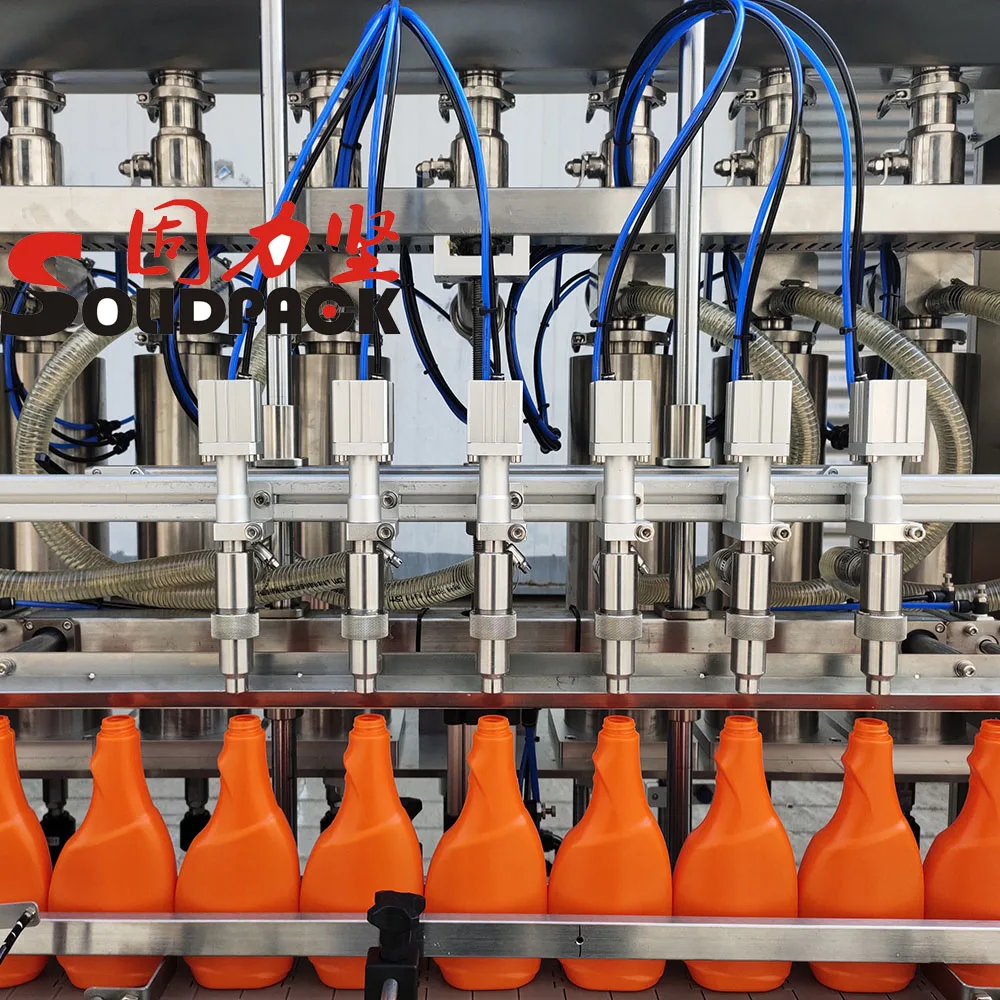 Solidpack New Product Fully Automatic Factory Gel Fuel Filling Machine with Feeder