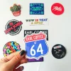 Custom die cut sticker example B