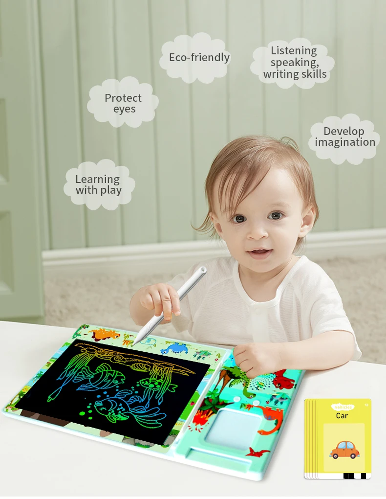 Learning Montessori Toys Speech Therapy Toys Educational 8.5 Inch Lcd ...