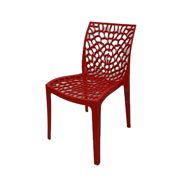 Directly Factory Sale Romance wholesale thickening Stackable PP Restaurant Dinner Chair Outdoor Plastic chairs