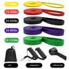 5-Strength Resistance Band Handle Door Buckle Hook Cloth Bag Set