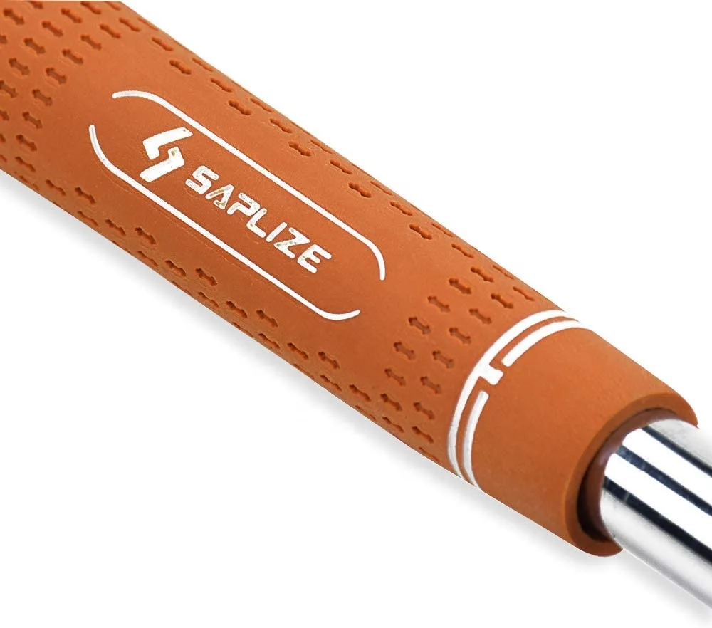 Custom Logo Non Slip High Performance All Weather Tour Pro Velvet Golf Rubber Grips Standard Size Midsize and Jumbo for Sale