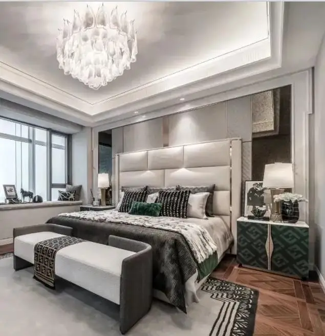 Универсальная роскошная мебель в скандинавском стиле высококачественный комплект мебели для спальни на