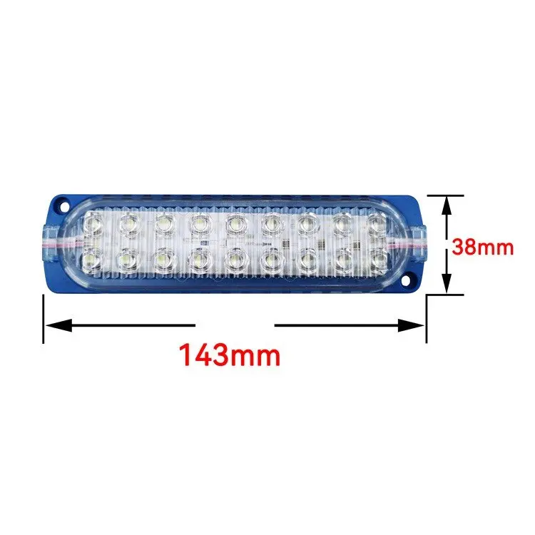 RGB  Arrow Indicator Light  LED Module Waterproof 12V 24V SMD2835  7colors