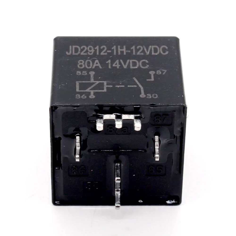 SPST Automotive Electric Power Relay JD2912-1H-12VDC 80A 14VDC 4 Pins 12V Denso Japan Parts 061700-3771 12v Relay for Truck 320