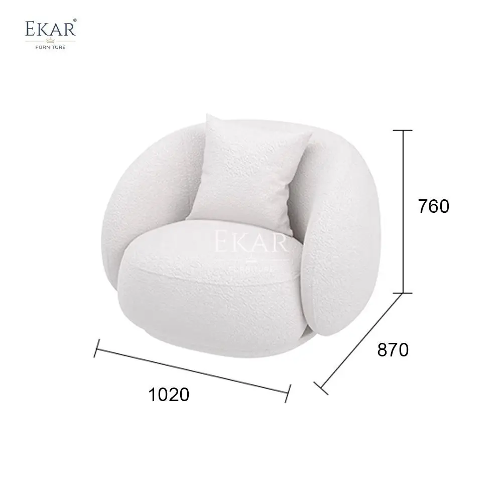 product new design luxury sofa curved crescent shaped high density foam sofa for modern living spaces designer sofa l-68