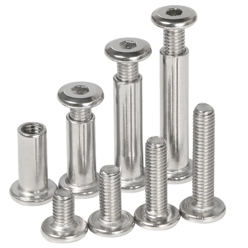 BinifiMux 10pcs M6 X 35mm Rivet Countersunk Socket Cap Bolts Screws