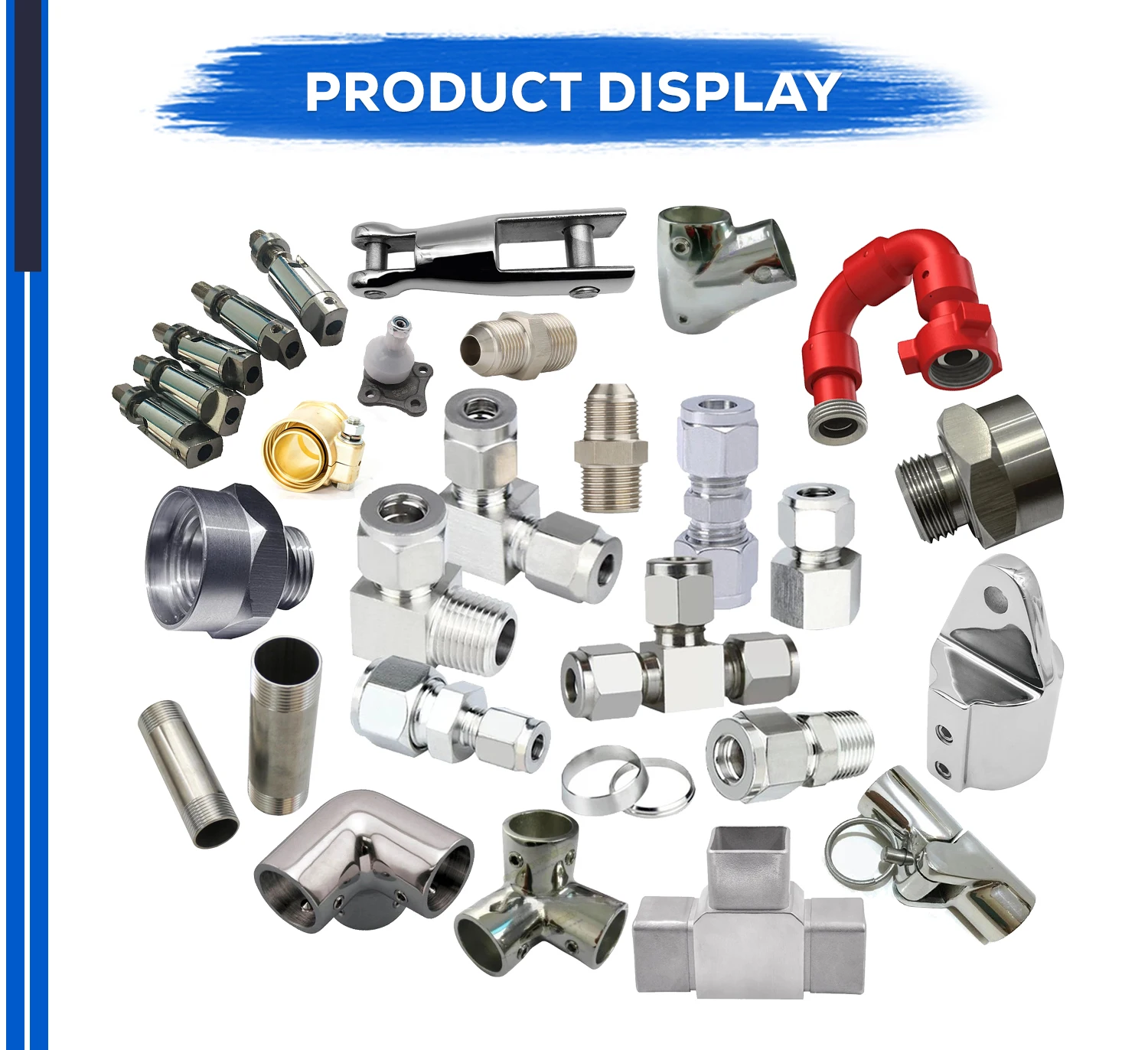 Yhx Stainless Steel Heavy Duty Boat Hand Rail Fitting 4 Way Cross Tube ...