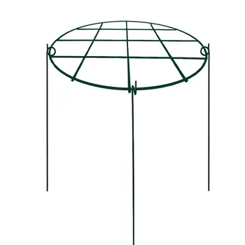 Round Grid Iron Flower Stand New Flower Rack Plant Stakes Cage Garden Plant Support Frame For Flower Supports