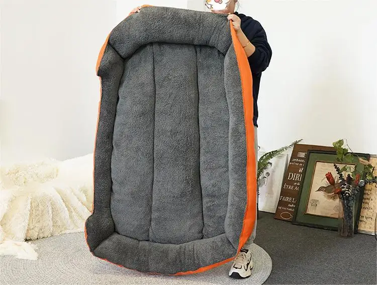 Factory Wholesale Custom Luxury Pet Bed Soft Dog Nest Large Rectangle