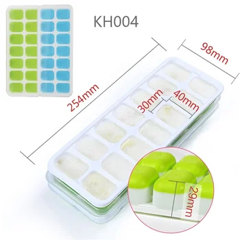 HAIXIN Hot Selling Ice Cube Tray With Cover Wholesale Custom Bpa Free  Durable Ice Mold