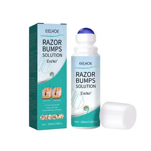 Razor Bumps Solution- After Shave Repair Serum for Ingrowns and Burns, Dark Spot Corrector, Roll-On for Men and Women